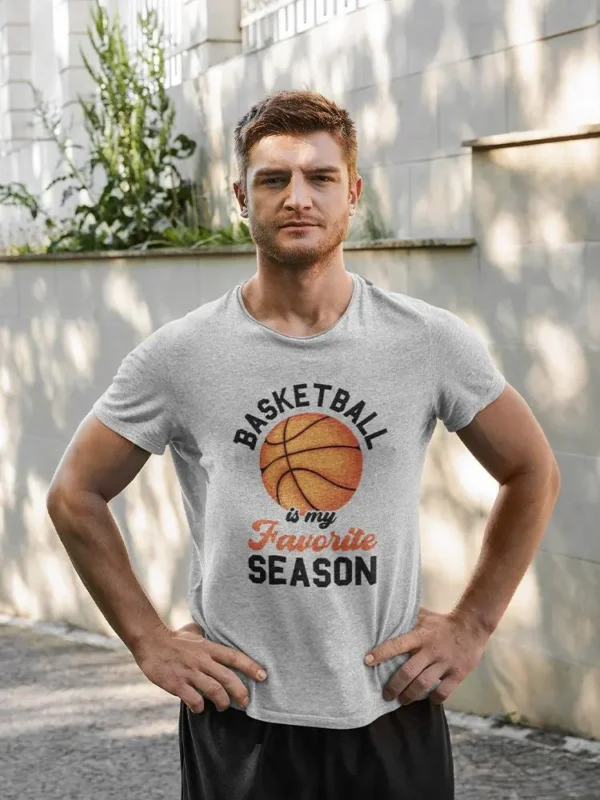 Basketball Season T-shirt -SmartPrintsInk Designs