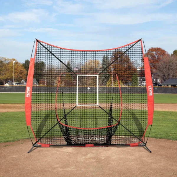 VEVOR 7x7 ft Baseball Softball Practice Net - Image 7