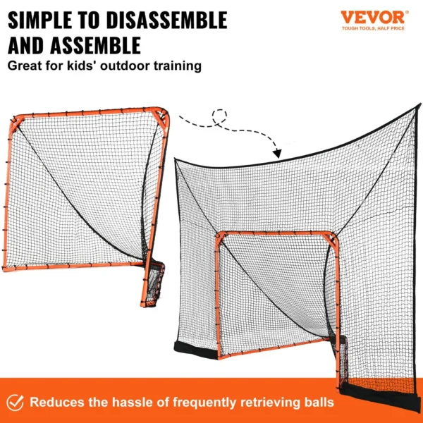 VEVOR Hockey and Lacrosse Goal Backstop