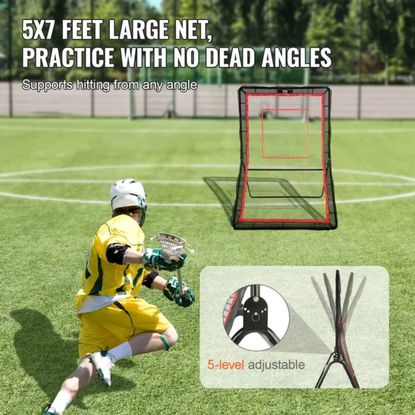 VEVOR Lacrosse Rebounder 5x7 Ft - Image 2