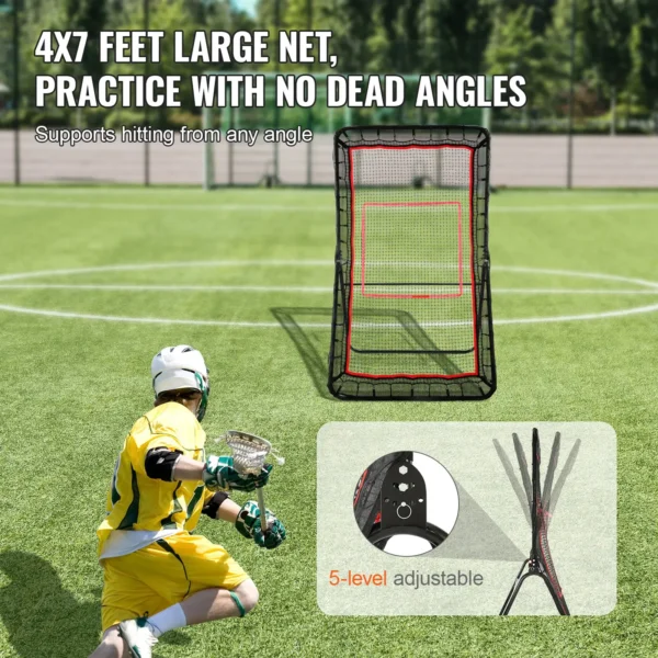 VEVOR Lacrosse Rebounder 4x7 Ft - Image 2