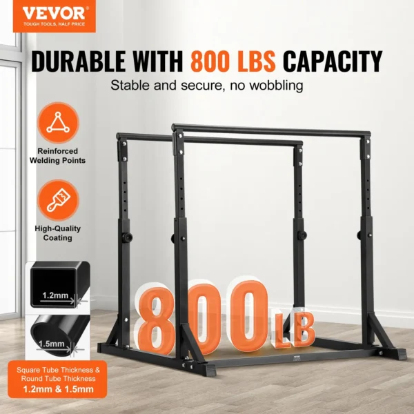 VEVOR Dip Bar, 800 lbs Capacity