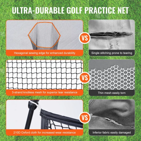 VEVOR 10.8x7ft Golf Practice Net