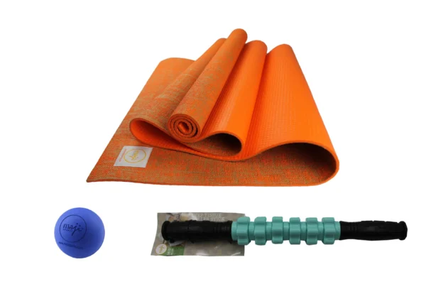 Jute ECO Yoga Mat + Massage Stick + Trigger Point Ball - Image 7