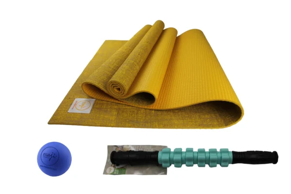 Jute ECO Yoga Mat + Massage Stick + Trigger Point Ball - Image 10