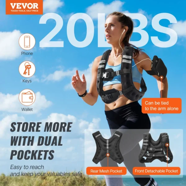 VEVOR 20lb Weighted Vest