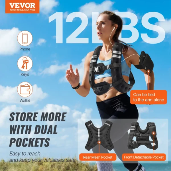 VEVOR 12lb Weighted Vest