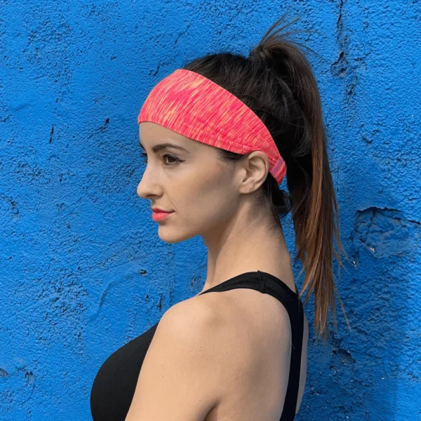 Extra-Wide Sport and Fitness Sweat-Wicking Headband - Image 4