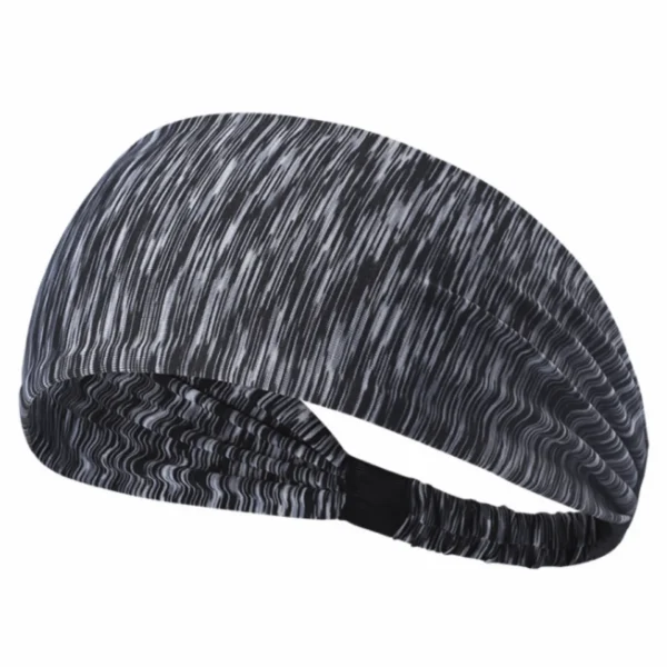 Extra-Wide Sport and Fitness Sweat-Wicking Headband - Image 10