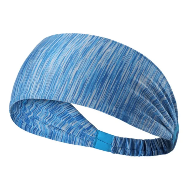 Extra-Wide Sport and Fitness Sweat-Wicking Headband - Image 11