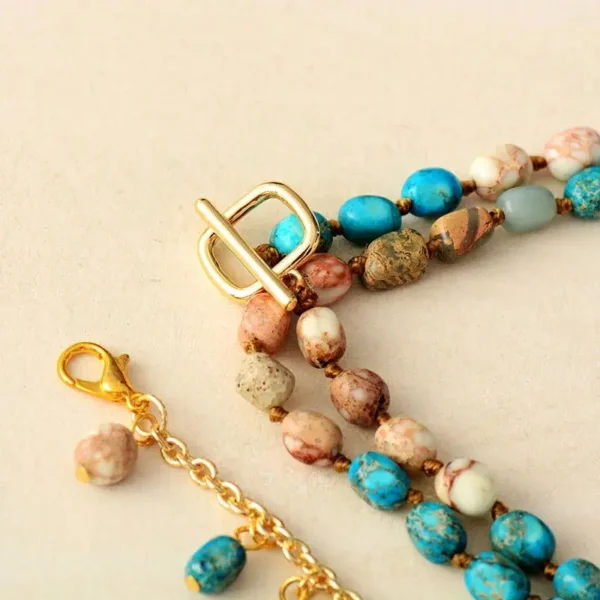 Eternity Semi-Precious Stones Necklace - Image 3