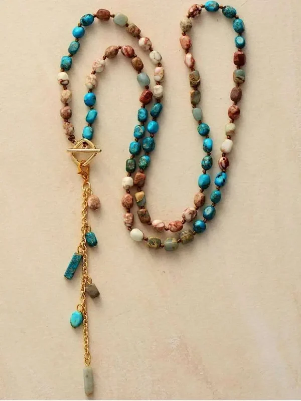 Eternity Semi-Precious Stones Necklace - Image 2